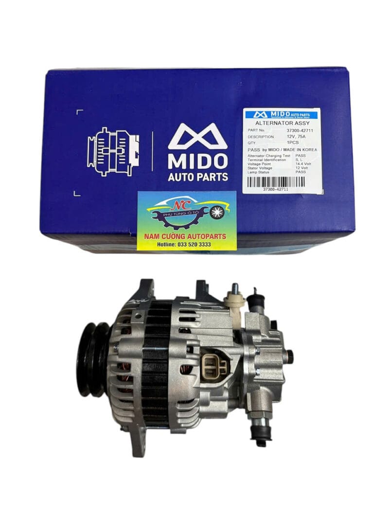 Máy phát Porter 2 37300-42711 12v-75A