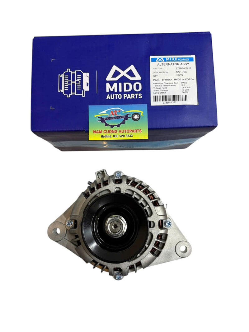 Máy phát Porter 2 37300-42711 12v-75A
