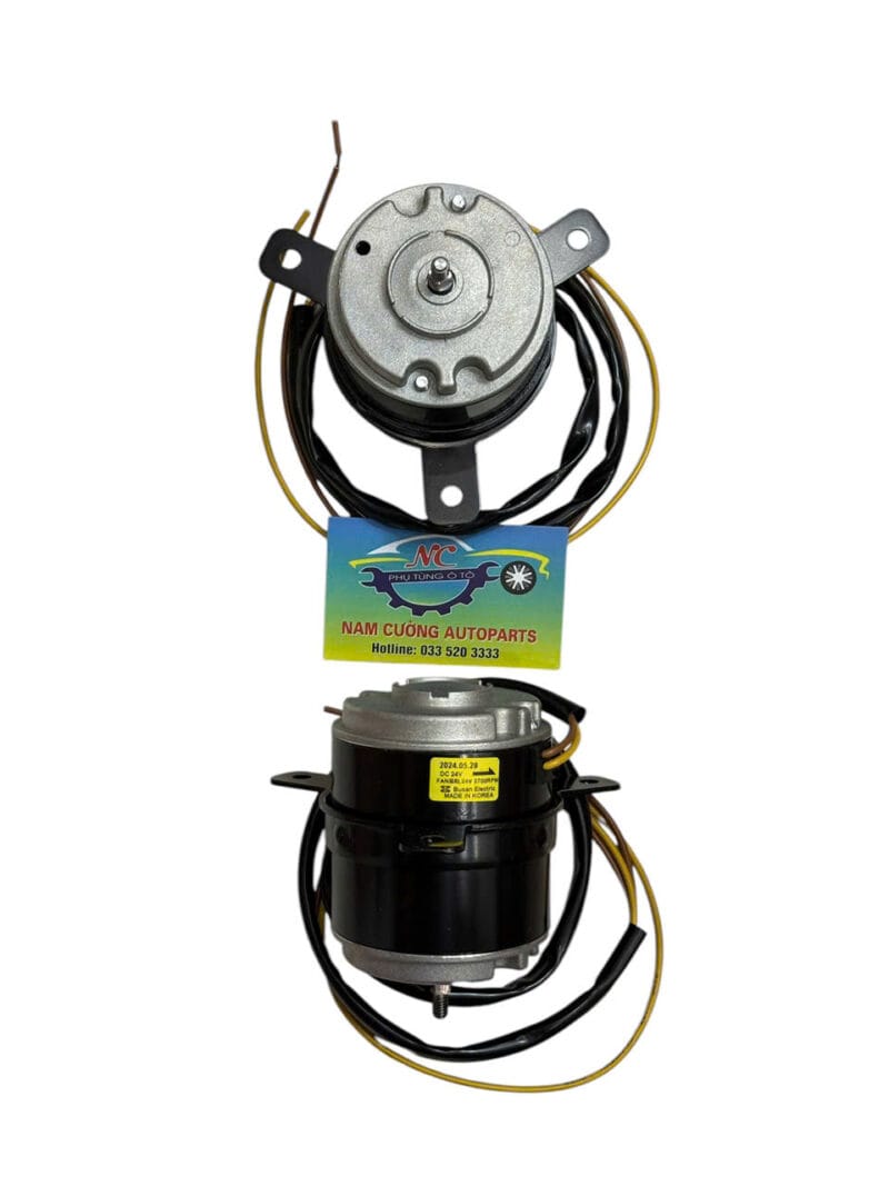 Mô tơ quạt đông lạnh 3 tai 4 vát 24v