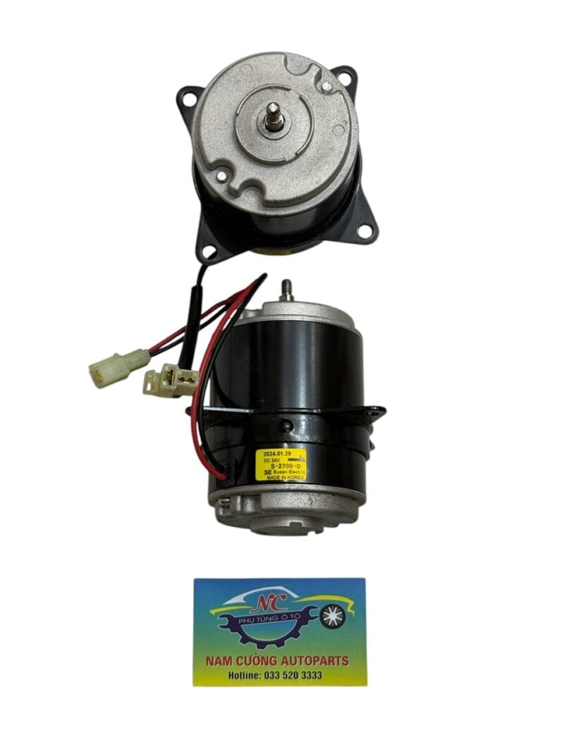Mô tơ quạt đông lạnh 4 tai 2 vát 24v